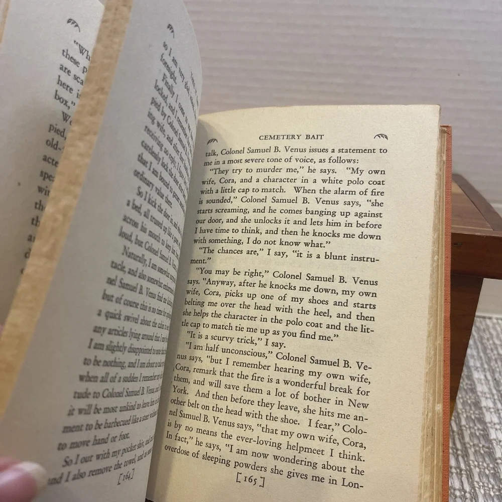 Take It Easy by Damon Runyon‎ Vintage Hardcover Book Collectible Novel